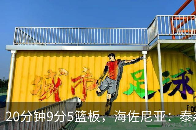 20分钟9分5篮板，海佐尼亚：泰森为赢球做出了重要贡献